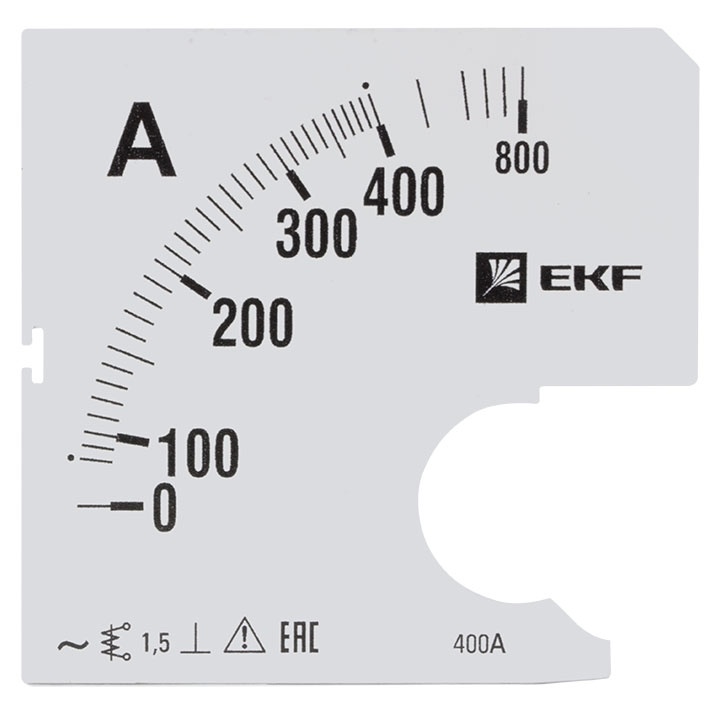 Шкала сменная для A961 400/5А-1,5 EKF PROxima фото 1