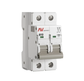 Выключатель AV-10 2P 10A (B) 10kA EKF AVERES