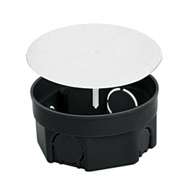 Коробка распаячная с/у для твердых стен D75х42мм крышка IP20 EKF КМТ-010-004