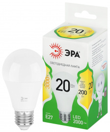 Лампа светодиодная ЭРА GREEN LINE LED A60-20W-830-E27 GL 20Вт груша теплый свет E27