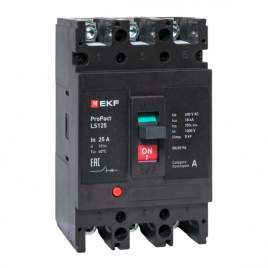 Выключатель LS125 18кА 3P 25А ProPact EKF