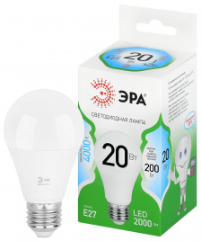 Лампа светодиодная ЭРА GREEN LINE LED A60-20W-840-E27 GL 20Вт груша яркий белый свет E27