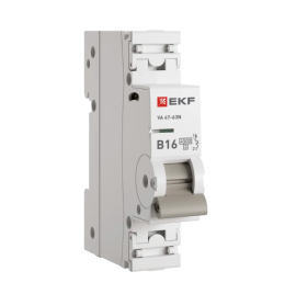 Выключатель ВА 47-63 1P 16А (B) 4,5 kA EKF PROxima