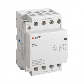 Контактор модульный КМ 40А 2NO+2NC (3модуля)