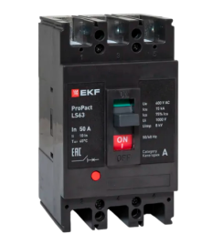 Выключатель LS63 15кА 3P 50А ProPact EKF