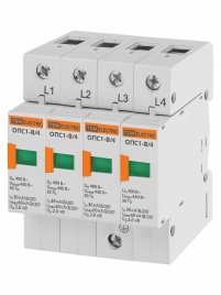 Разрядник ОПС1-B 4Р In=30kA Un=400B Im=60kA TDM