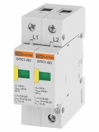 Разрядник ОПС1-D 2Р In=5kA Un=230B Im=10kA TDM