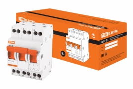 Трехпозиционный переключатель МП-63 3P 63А TDM