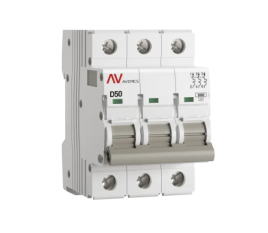 Выключатель AV-10 3P 50A (D) 10kA EKF AVERES