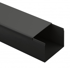 Кабель-канал ЭРА KK-B-80-40 черный 80x40мм 12м
