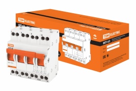 Трехпозиционный переключатель МП-63 4P 63А TDM