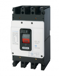 Выключатель HGM400E 400А, 45кА при 380В, 3P, расцепитель MTM-JF, прямое переднее подключение