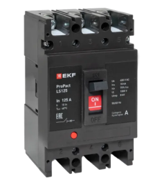 Выключатель LS125 18кА 3P 160А ProPact EKF