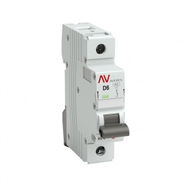 Выключатель AV-10 1P 06A (D) 10kA EKF AVERES