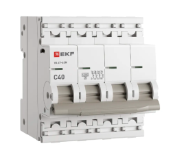 Выключатель ВА 47-63 4P 40А (С) 4,5 kA EKF PROxima