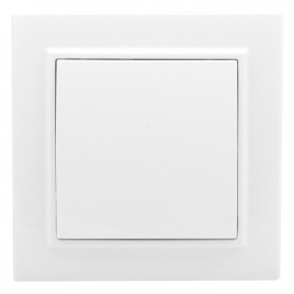 "Минск" Выключатель 1-клавишный СП проходной 10А белый EKF