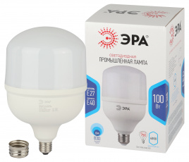 Лампа светодиодная POWER ЭРА STD LED T160-100W-4000-E27/E40 100Вт колокол нейтральный белый свет Е27/Е40