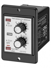 Реле времени РВ51-2Т-60х60cек-5А-220В-8Ц/Щ TDM