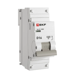 Выключатель ВА 47-100M 1P 16А (D) 10kA без тепл. расцепит. EKF PROxima