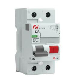 Дифференциальный автомат DV 2P 63А/100мА (S) EKF AVERES