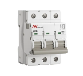 Выключатель AV-10 3P 40A (D) 10kA EKF AVERES
