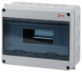 Корпус пластиковый навесной ЭРА SIMPLE КМПн-12 IP65 серый