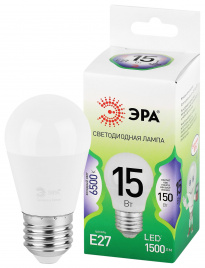 Лампа светодиодная ЭРА GREEN LINE LED B35-15W-865-E27 GL 15Вт свеча холодный свет E27