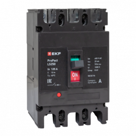 Выключатель LS250 25кА 3P 125А ProPact EKF