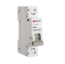 Выключатель ВА 47-63 1P 20А (С) 4,5 kA EKF PROxima