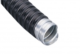 Металлорукав в ПВХ-изоляции РЗ-Ц-П 38 черный (20м)