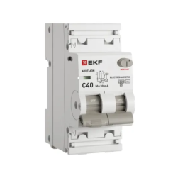 Диф. автомат АВДТ-63N 1P+N 40А (C) 30мА (AC) эл-мех. 6кА PROXIMA EKF