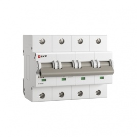 Выключатель ВА 47-125 4P 100А (C) 15кА EKF