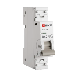 Выключатель ВА 47-63 1P 40А (B) 4,5 kA EKF PROxima