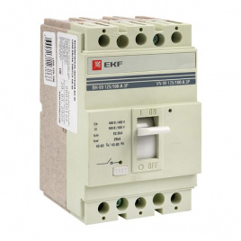Выключатель нагрузки ВН-99 125/100А 3P EKF 