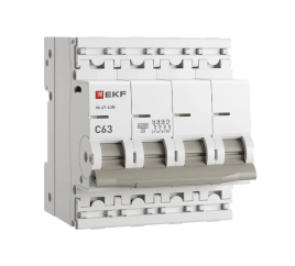 Выключатель ВА 47-63N 6кА 4P 63А (C) EKF PROxima