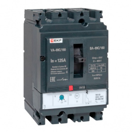 Выключатель ВА-99C (Compact NS) 160/125А 3P 36кА EKF