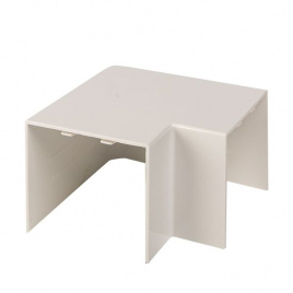 Поворот 90 гр EKF-Plast 60x60 (4 шт) белый