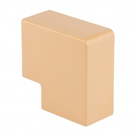 Поворот 90 гр EKF-Plast 25х25 (4шт) под светлое дерево