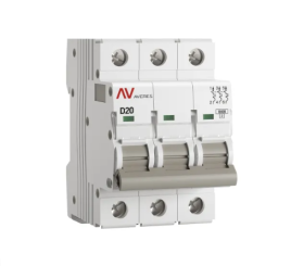 Выключатель AV-10 3P 20A (D) 10kA EKF AVERES