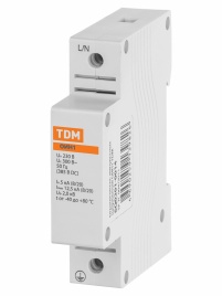 Ограничитель импульсных напряжений ОИН-D 1Р=5кА Un 230В Im=12,5кА TDM
