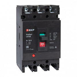 Выключатель LS125 18кА 3P 16А ProPact EKF