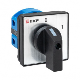 Кулачковый переключатель ПК-1-12 25А 2P "0-1" EKF