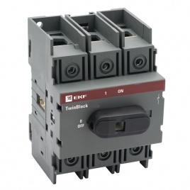 Рубильник   80A 3P c рукояткой управления для прямой установки TwinBlock EKF