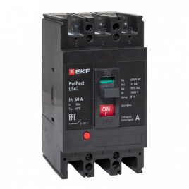 Выключатель LS63 15кА 3P 40А ProPact EKF