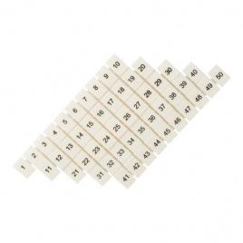 Маркеры для JXB-ST 2,5 с нумерацией 1-50 (100 шт.) EKF