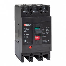 Выключатель LS63 15кА 3P 25А ProPact EKF