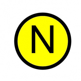 Наклейка "N" (40)