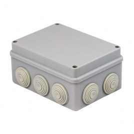 Коробка распаячная о/у 150х110х70 мм IP55, 10 входов  КМР-050-041 EKF