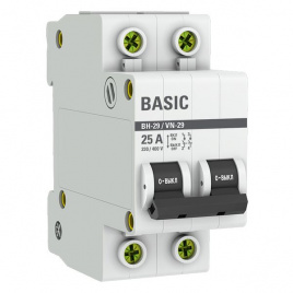 Выключатель нагрузки ВН-29 2P 25А EKF Basic