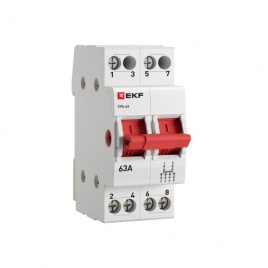 Трехпозиционный переключатель 2P 63А EKF